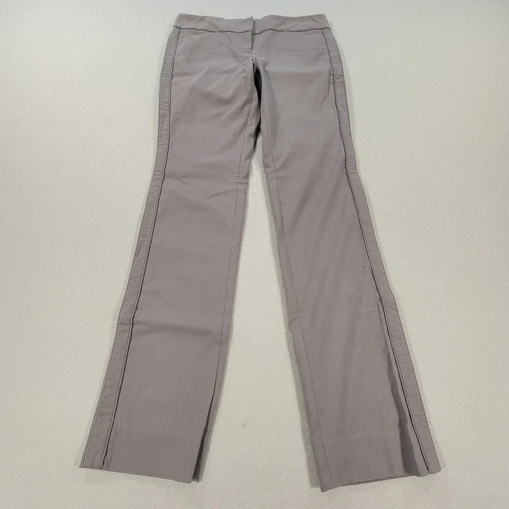 The Limited Exact Stretch Career Pants Straight Leg Gray Women's Size 6 Mid Rise